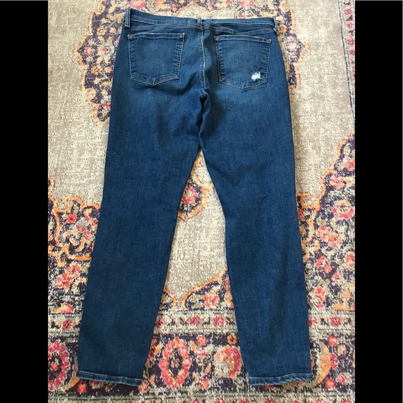 J BRAND LOW RISE CROP AFFINITY DESTRUCT JEANS 31 - Picture 4 of 4
